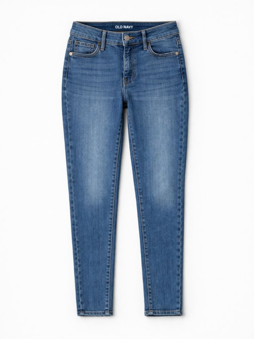 Old Navy High Rise Rockstar Super Skinny Jeans | Size 0 | Blue Denim